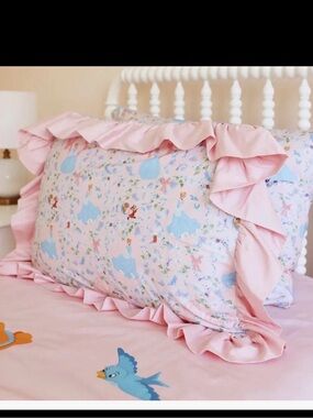 Posh Peanut Disney Princess Cinderella Ruffled Pillowcase